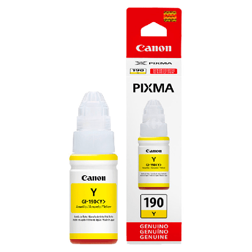 [0670C001] Botella de Tinta Canon GI-190Y Amarillo 70ml