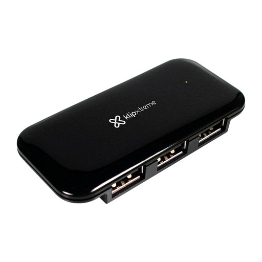 [KUH-190B] Hub Klip Xtreme KUH-190B 4 Puertos USB 2.0 Negro