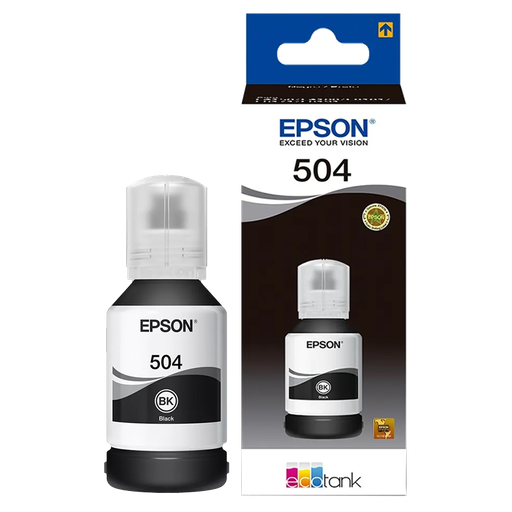 [T504120-AL] Botella de Tinta Epson T504 Negro 127ml