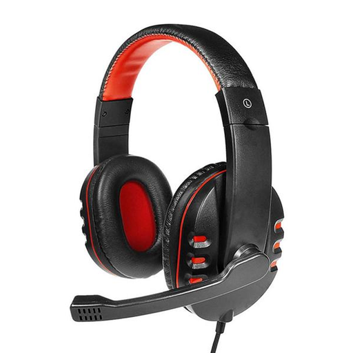 [ARG-HS-0063] Audífonos Argom USB Tipo Headset Dynamic 63 con Micrófono Rojo-Negro