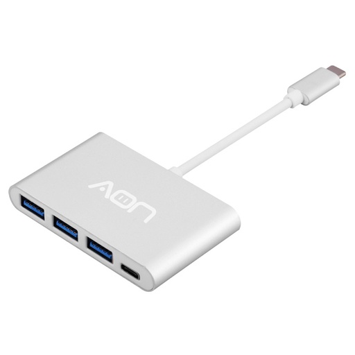 [AO-AD-1009] Adaptador USB-C a USB, USB-C AO-AD-1009 Macho-Hembra Plateado