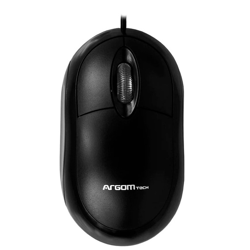 [ARG-MS-0002] Mouse Alámbrico Óptico Argom Classic 800DPI Negro