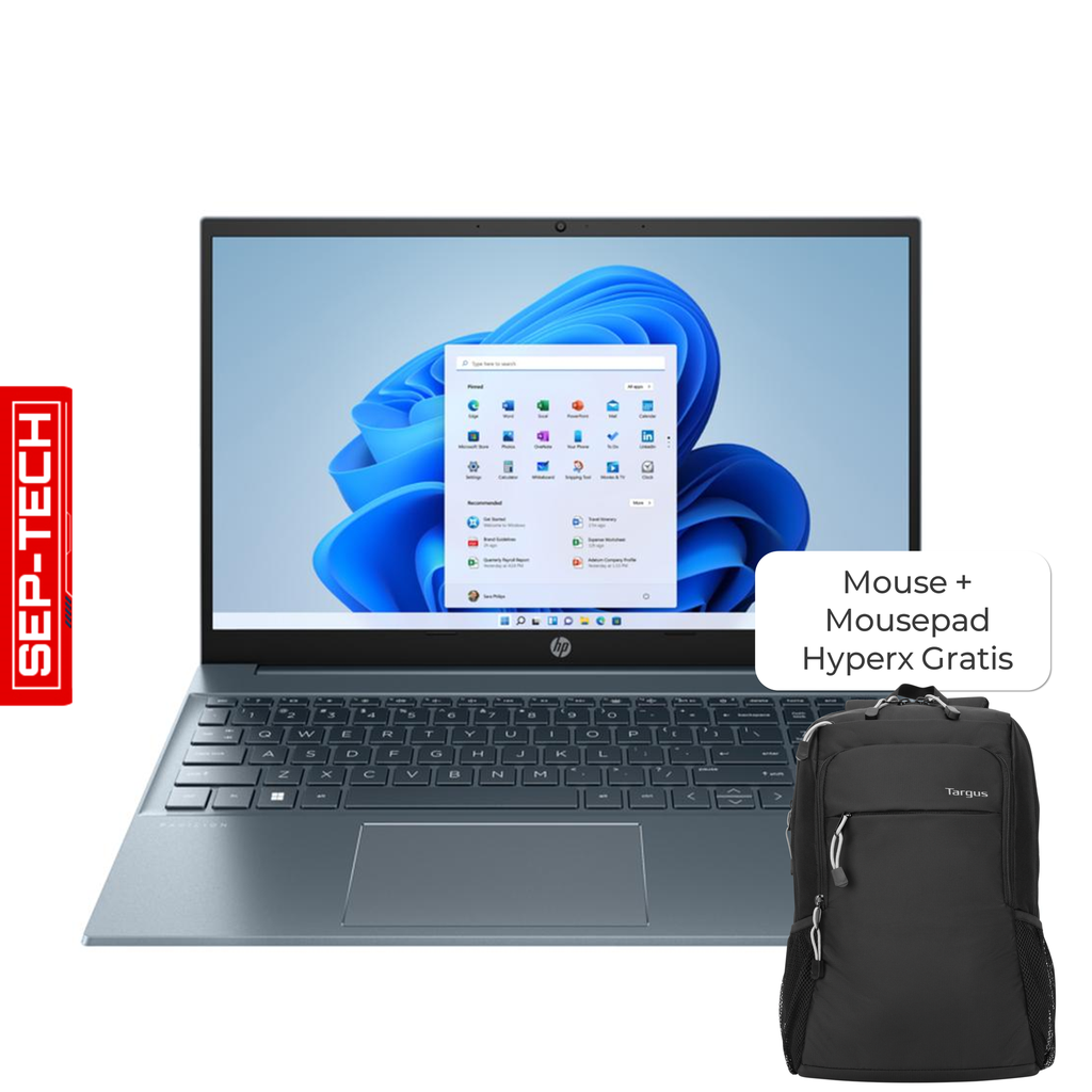 Laptop HP Pavilion 15-EG2503LA 15.6" i5-1235U 16GB RAM 512GB SSD Azul W11 Home Teclado Español