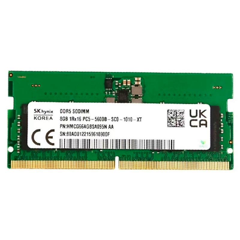 Memoria RAM DDR5 SODIMM 8GB SKHynix 5600MHz