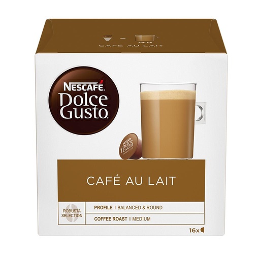 [12486727] Cápsulas Au Lait para Nescafé Dolce Gusto