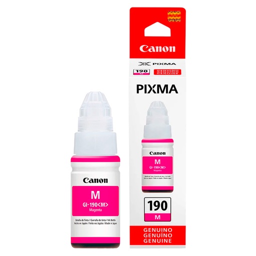 [0669C001] Botella de Tinta Canon GI-190M Magenta 70ml