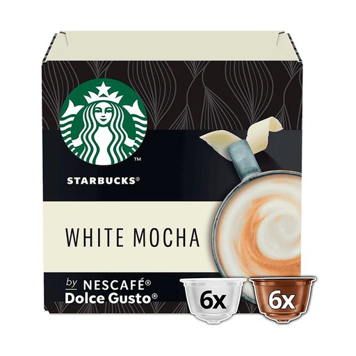 [12525947] Cápsulas Starbucks Café White Mocha para Nescafé Dolce Gusto