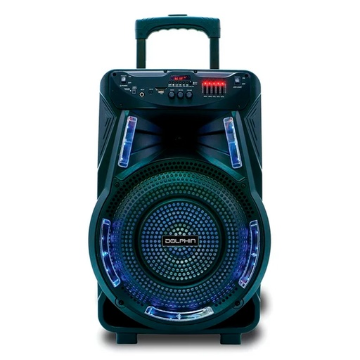 [SP-1217RBT] Bocina Dolphin SP-1217RBT Party Speaker 12" Bluetooth Negro + Microfono