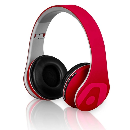 [ARG-HS-2552RD] Audífonos Argom Bluetooth tipo Headset Ultimate Sound Vibe Rojo