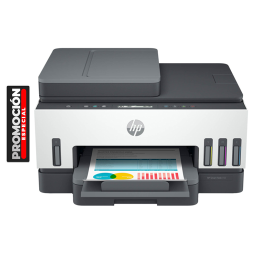[6UU47A#AKY] Impresora HP Inyeccion Multifuncional Smart Tank 750 USB Wi-Fi Bluetooth