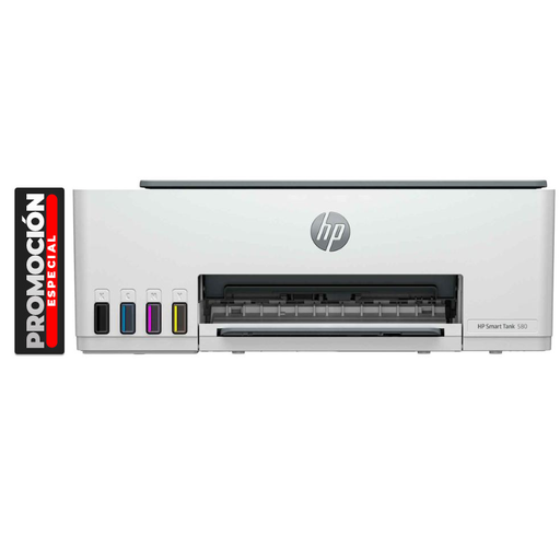 [1F3Y2A#AKY] Impresora HP Inyeccion Multifuncional Smart Tank 580 Wi-Fi