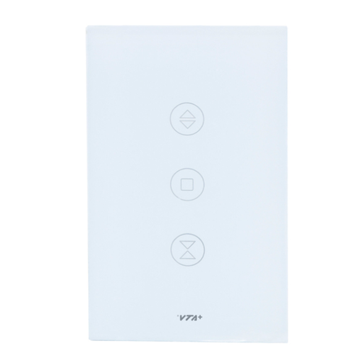 [VTA-84542] Interruptor Inteligente para Cortinas VTA Connect IOT Touch Smart Home Wi-Fi