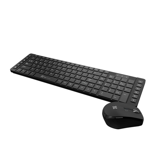 [KCK-270S] Teclado y Mouse Inalámbrico Klip Xtreme Revolution USB Negro Español
