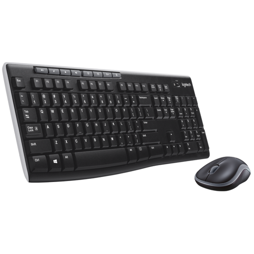[920-004432] Teclado y Mouse Inalámbrico Logitech MK270 Negro Español