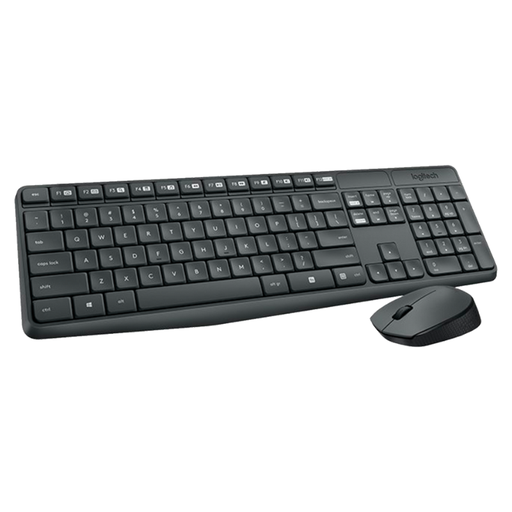[920-007901] Teclado y mouse Logitech MK235 Inalámbrico USB Negro Español