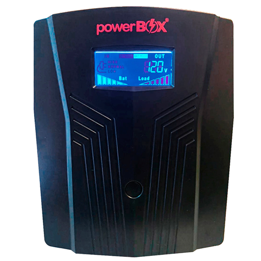[PB15006LCD-USB] UPS 1500VA PowerBox PB15006LCD 900W 6 Tomas Nema