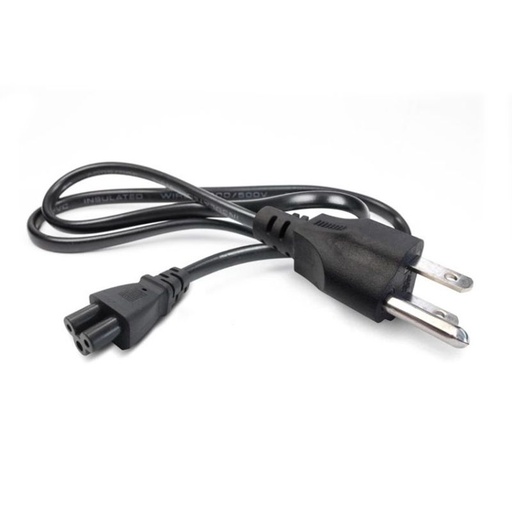 [XTC-120] Cable de Poder Xtech Para Notebook Con Enchufe NEMA de 3 Clavijas Negro