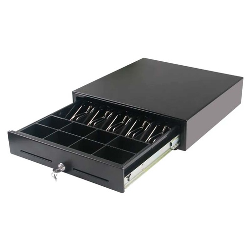 [AO-CD-1004] Cash Drawer AON CDK-58 para Billetes y Monedas Negro