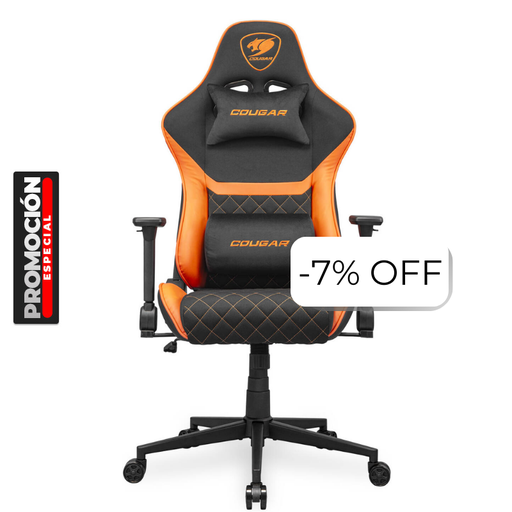 [3MA2FORB.0001] Silla Gaming Cougar Armor One V2 F Negro Naranja