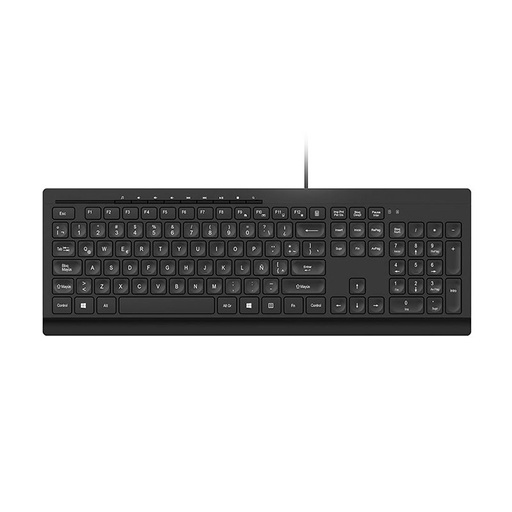 [KKM-252s] Teclado Alámbrico Klip Xtreme Compass USB Negro Español