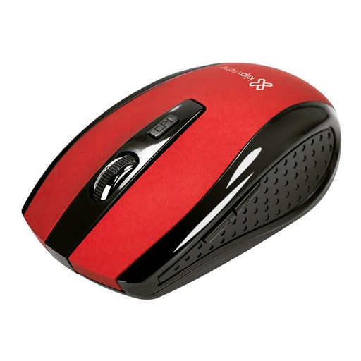 [KMW-340RD] Mouse Inalámbrico Klip Xtreme Klever 3D Óptico 1600DPI Rojo