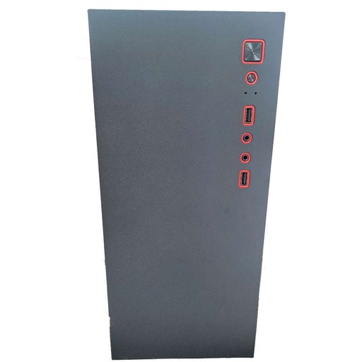 [CM15KTRA001C] Case KME CM15KTRA001C Mini Torre Micro ATX Negro + Fuente de Poder 600W