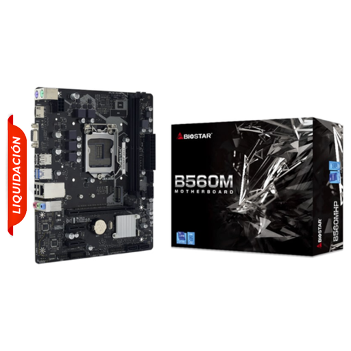 [B560MHP 2.0-EV] Motherboard Biostar B560MHP 2.0 Socket LGA1200 11th y 10th Gen 2xDDR4 Micro ATX Open Box