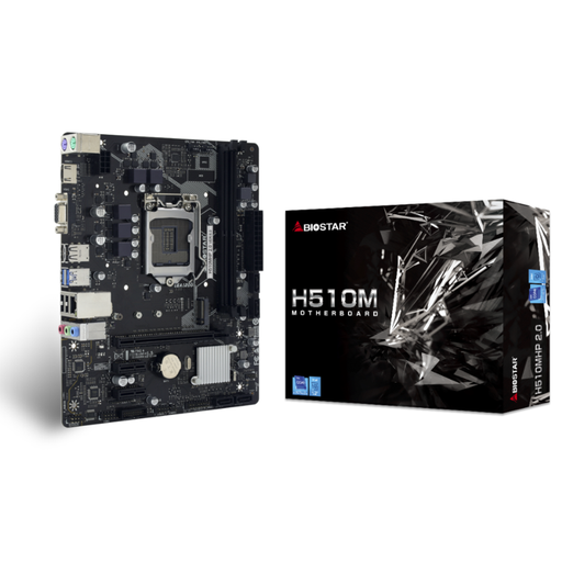 [H510MHP 2.0-EV] Motherboard Biostar H510MHP 2.0 Socket LGA1200 11th y 10th Gen 2xDDR4 Micro-ATX Open Box