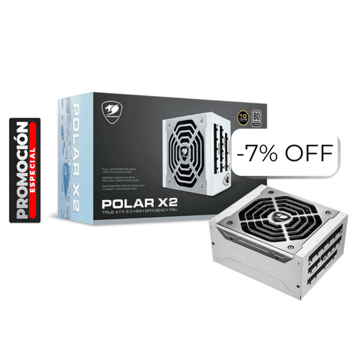 [31PX120003P01] Fuente de Poder 1200W Cougar Polar X2 1200 80-Plus Platinum