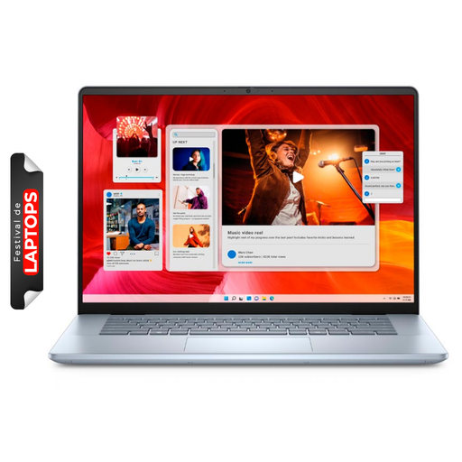 [USEICHBTS7640HCRH] Laptop Dell Inspiron 7640 16" Ultra Core 9 185H 16GB RAM 512GB SSD Gris Claro W11 Home Teclado Inglés