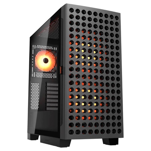 [385YA20.0001] Case Gaming Cougar AirFace ECO RGB Media Torre ATX Negro (Sin Fuente)