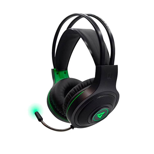 [HS7235GN] Audífonos Tipo Headset Unno Tekno 3.5mm y USB Brave BRV35 con Micrófono Gris