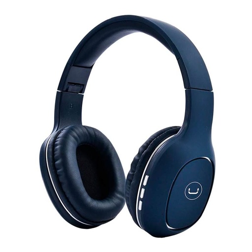 [HS7408BL] Audífonos Tipo Headset Unno Tekno HS7408BL Bluetooth 3.5mm Ovala 5.0 con Micrófono Azul