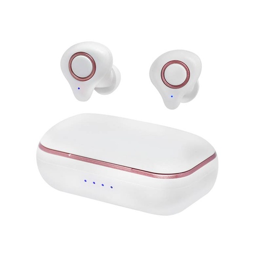 [HS7502WT] Audífonos Unno Tekno HS7502WT Bluetooth Earbuds Bold TWS con Micrófono Blanco