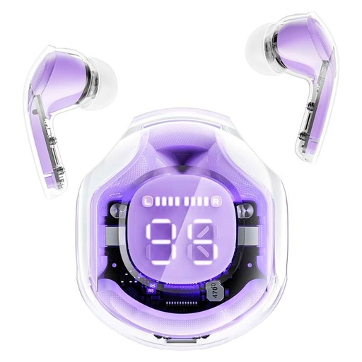 [HS7508VT] Audífonos Unno Tekno HS7508VT In-Ear Bluetooth Colores TWS con Micrófono Morado