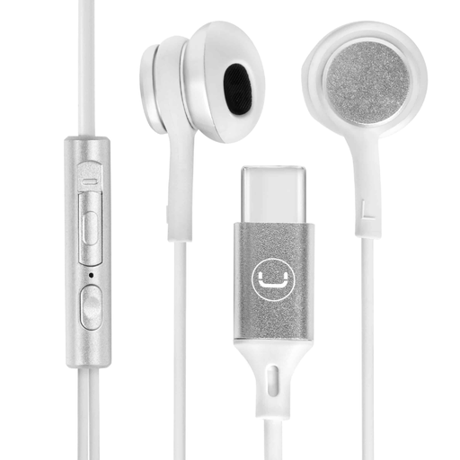 [HS7005WT] Audífonos Unno Tekno HS7005WT USB-C In-Ear Ultra Blanco