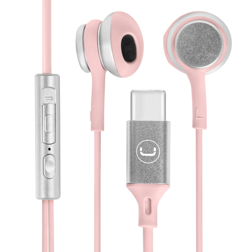 [HS7005PK] Audífonos Unno Tekno HS7005PK USB-C In-Ear Ultra Rosado