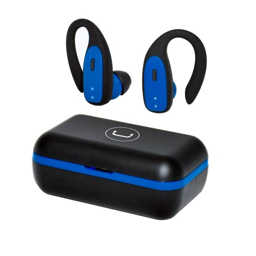 [HS7503BL] Audífonos Unno Tekno HS7503BL Bluetooth Earbuds Flex TWS  con Micrófono Azul