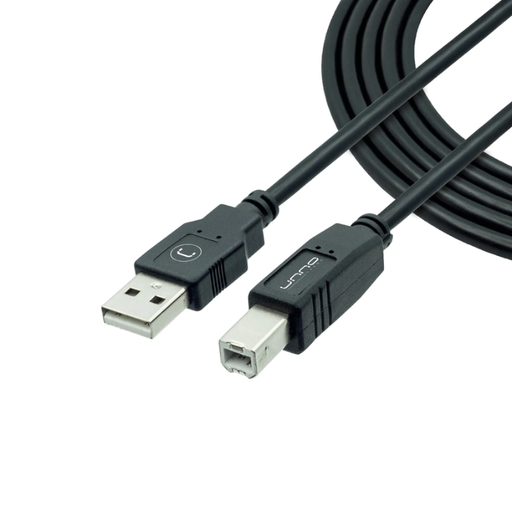 [CB4006BK] Cable USB para Impresora Unno Tekno CB4006BK 6ft Negro
