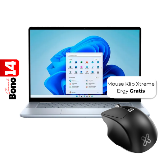 [i7640-7366BLU-PUS] Laptop Dell Inspiron 2 En 1 16" Touch Intel Ultra 7 16GB RAM 1TB SSD W11 Home Plateado Teclado Inglés