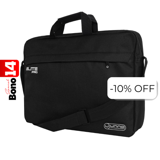 [BG2713BK] Maletín para Notebook Unno Tekno ElitePro 15.6" Negro