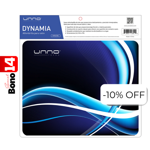 [MP6031BL] Mousepad Unno Tekno Dynamia Azul