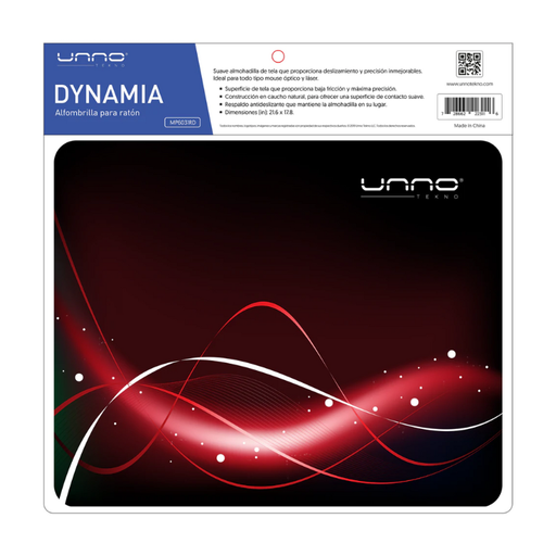 [MP6031RD] Mousepad Unno Tekno Dynamia Rojo