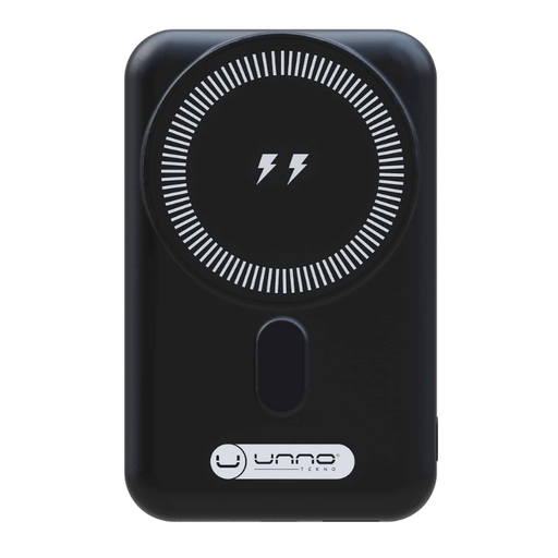 [PB2311BK] PowerBank Unno Tekno 10000 mAh USB/USB-C/Inalámbrico Negro