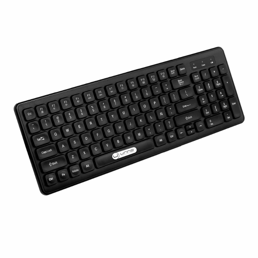 [KB6751BK] Teclado Inalámbrico Unno Tekno Klass Español Negro