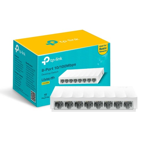 [LS1008] Switch TP-Link LS1008 8 Puertos 10/100Mbps