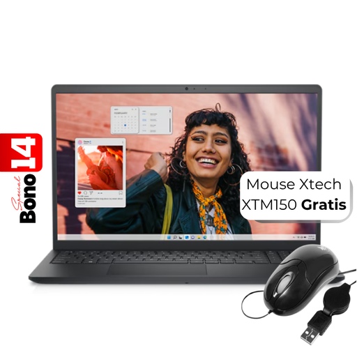 [T2YYG] Laptop Dell Inspiron 3530 15.6" Touch i7-1355U 16GB RAM 1TB SSD W11 Home Negra Teclado Inglés