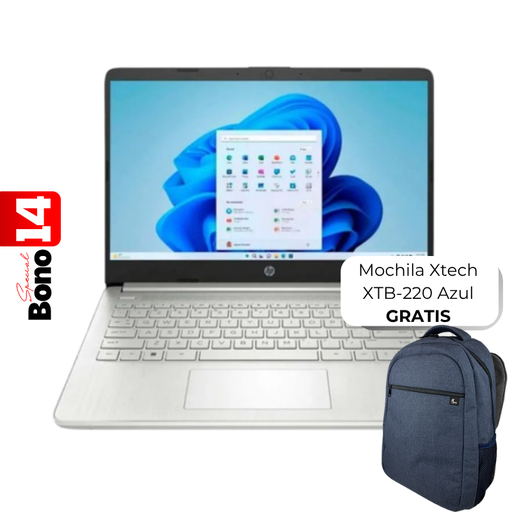 [14-dq6013dx] Laptop HP 14-DQ6013DX 14" Celeron N150 4GB RAM 128GB UFS W11 Home Verde Teclado Inglés