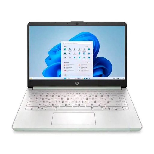 [14-dq6013dx] Laptop HP 14-DQ6013DX 14" Celeron N150 4GB RAM 128GB UFS W11 Home Verde Teclado Inglés