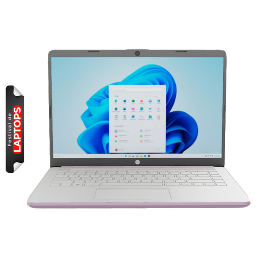 [14-dq6014dx] Laptop HP 14-DQ6014DX 14" Celeron N150 4GB RAM 128GB UFS Lavanda W11 Home Teclado Ingles